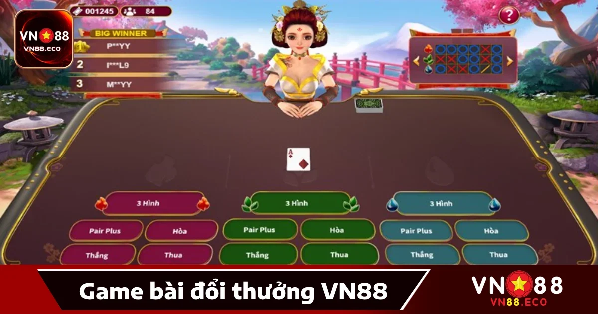 Hướng dẫn tham gia Game bài VN88